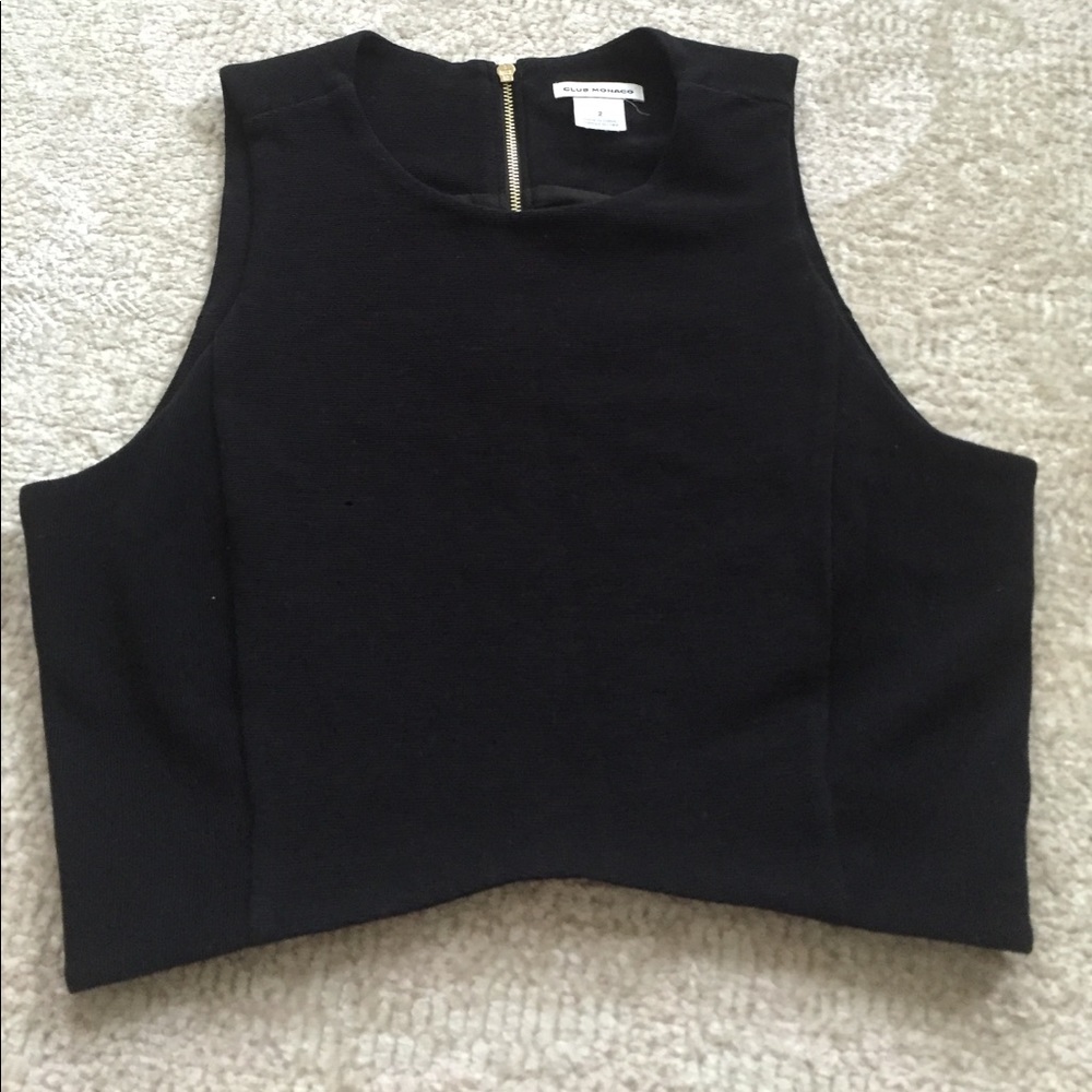 Great black cropped top Club Monaco
